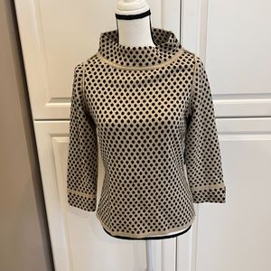 Etcetera Polka Dot Sweater Size Small